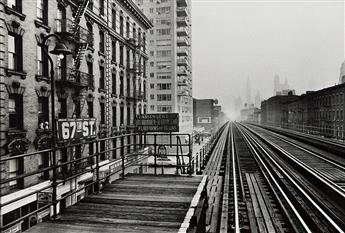 WILLIAM KLEIN (1928-2022) El, 67th Street, New York. 1955; printed later.                                                                        